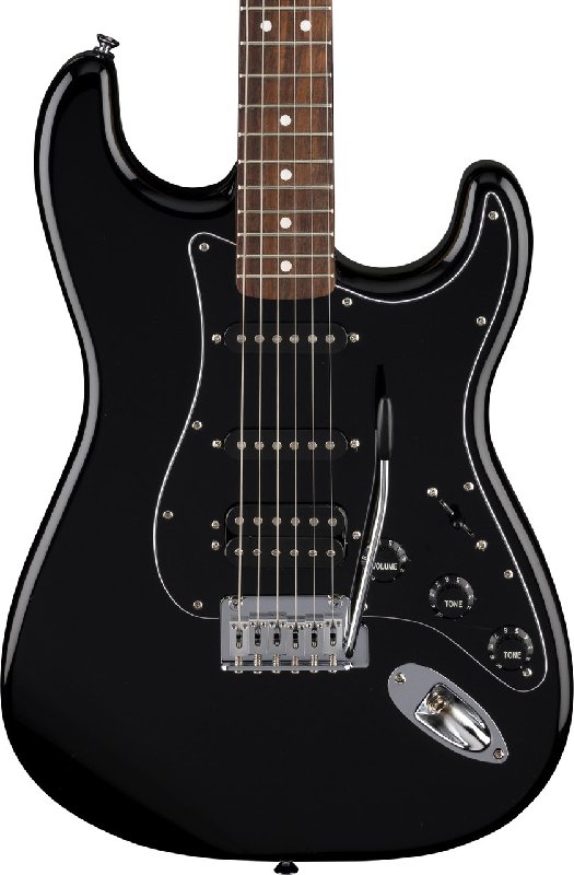 Fender Standard Stratocaster HSS Electric Guitar in Black