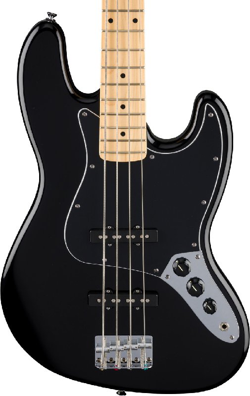 Fender Standard Series Jazz Bass Guitar in Black