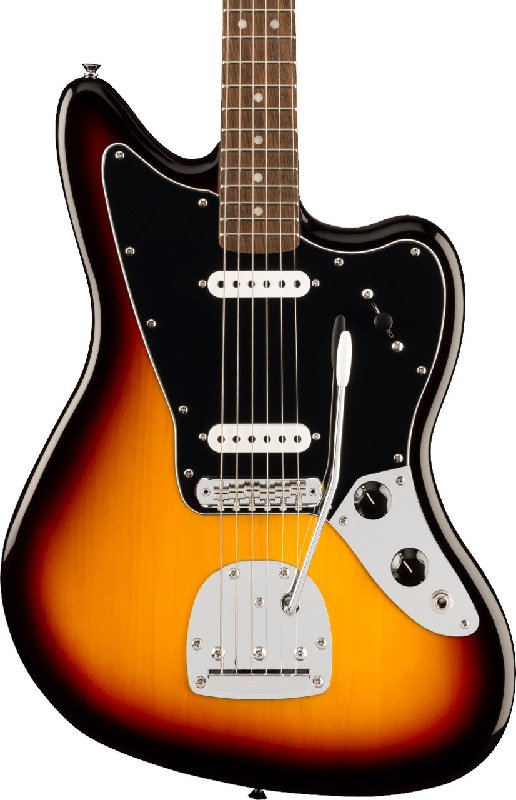 Squier - Affinity Jaguar - 3-Colour Sunburst with Laurel Fingerboard