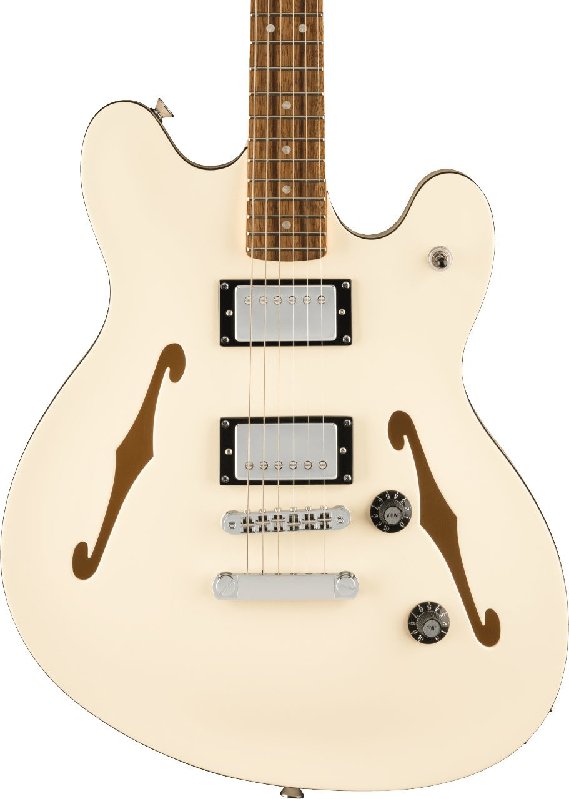 Squier Affinity Series Starcaster Deluxe Electric Guitar in Olympic White