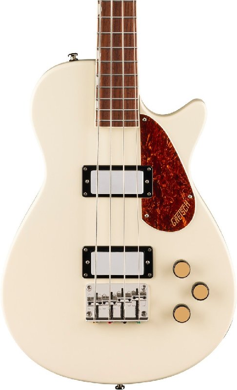 Gretsch Streamliner Jet Club Single-Cut Bass Guitar in Vintage White