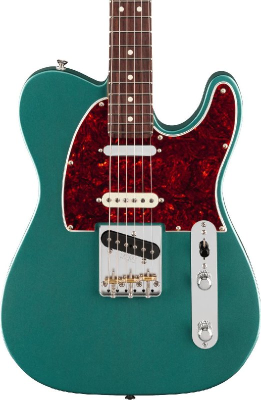 Fender American Professional Classic HotShot Telecaster SSS with Rosewood Fingerboard in Faded Sherwood Green Metallic