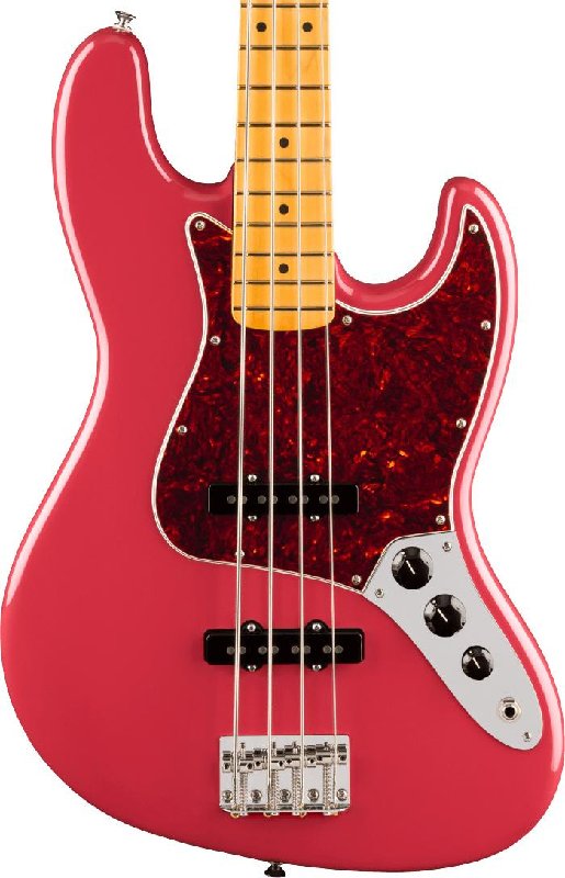 Fender American Professional Classic Jazz Bass, Maple Fingerboard, Faded Dakota Red