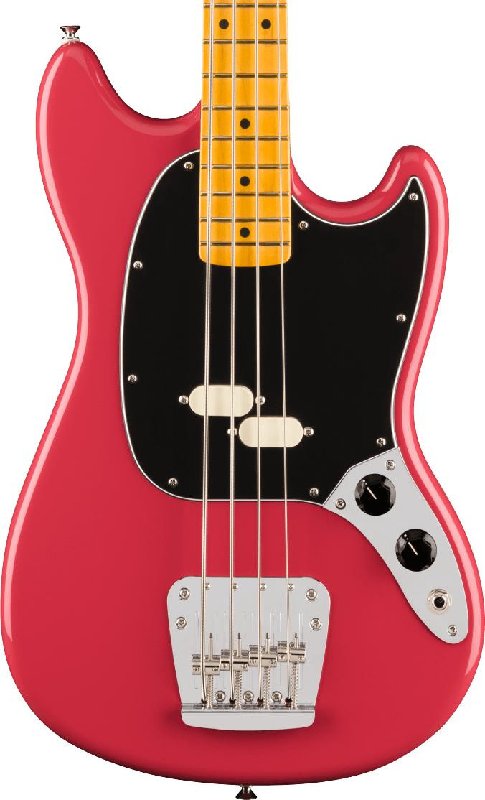 Fender American Professional Classic Mustang Bass, Faded Dakota Red