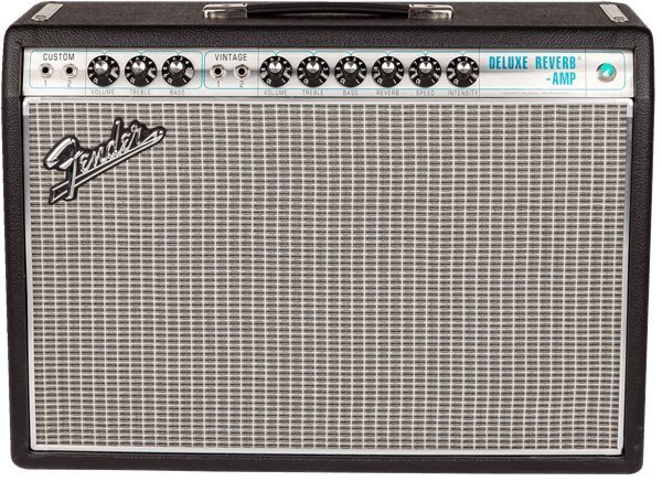 Fender '68 Custom Deluxe Reverb 22W Tube Guitar Amplifier with 12" Celestion Speaker