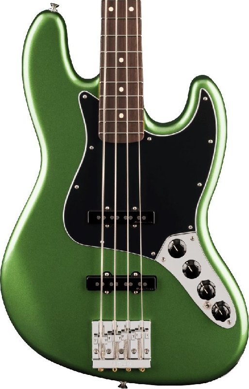 Fender Player II Modified Active Jazz Bass, Harvest Green Metallic with Rosewood Fingerboard