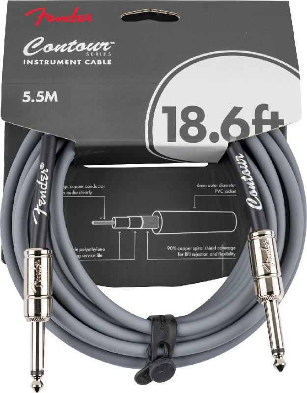 Fender Contour 18.5' Cable in Inca Silver