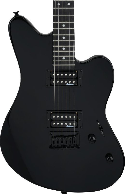 Jackson JS Series JS22 Surfcaster Electric Guitar in Gloss Black