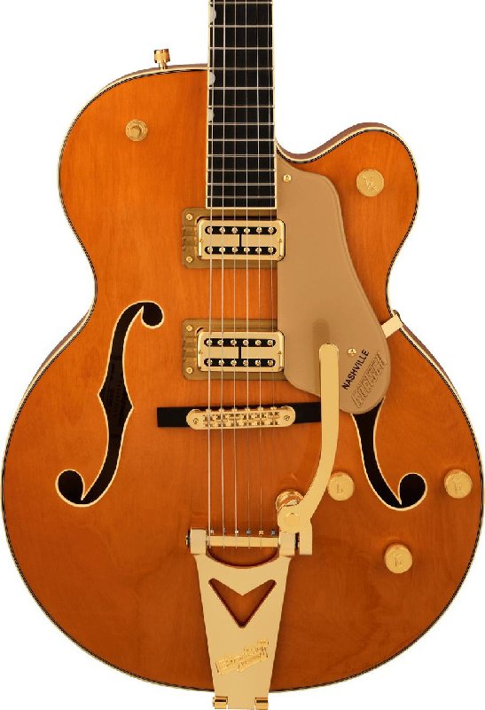 Gretsch Synchromatic Nashville Hollow Electric Guitar with Bigsby in '50s Orange Stain