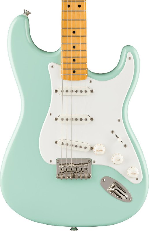 Squier Classic Vibe '50s Stratocaster Hardtail Electric Guitar in Surf Green