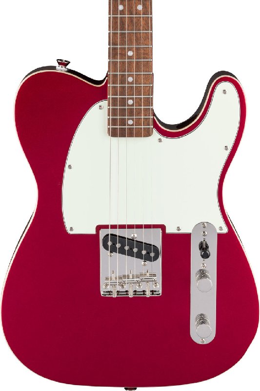 Squier Classic Vibe Custom Esquire Electric Guitar in Candy Apple Red