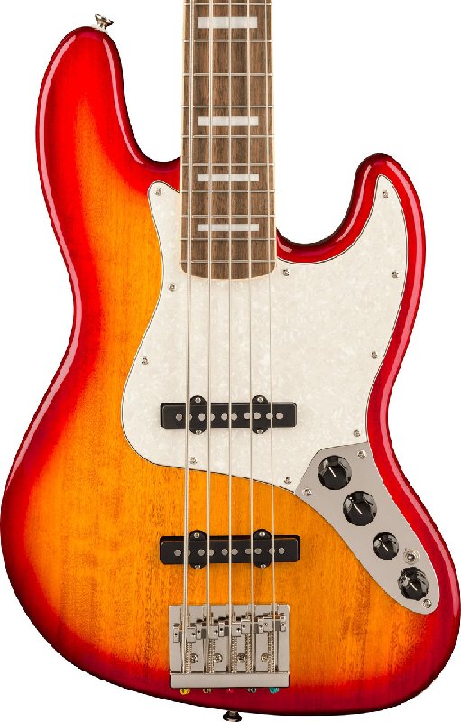 Squier Classic Vibe Active '70s Jazz Bass Guitar V in Sienna Sunburst