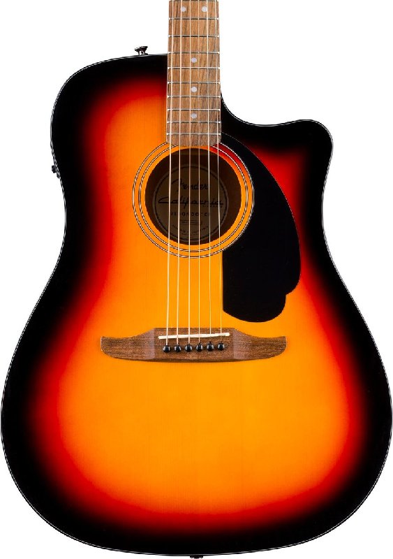 Fender California Standard Redondo CE Dreadnought Electro Acoustic Guitar in 3-Colour Sunburst