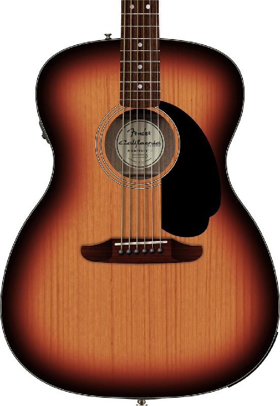 Fender California Standard Monterey Electro Acoustic Guitar in 3-Colour Sunburst