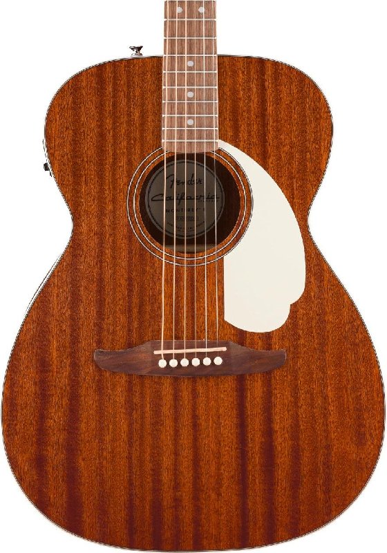 Fender California Standard Monterey Electro Acoustic Guitar in Natural Sapele