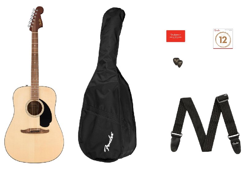 Fender California Standard Redondo Acoustic Guitar Pack with Gig Bag