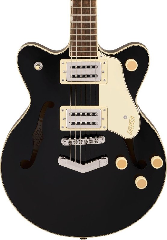 Gretsch G2655 Streamliner Centre Block Jr Double-Cut Electric Guitar in Black