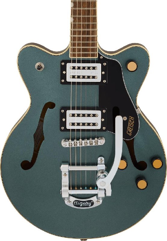 Gretsch G2655T Streamliner Center Block Jr. Double-Cut Electric Guitar with Bigsby, Gunmetal