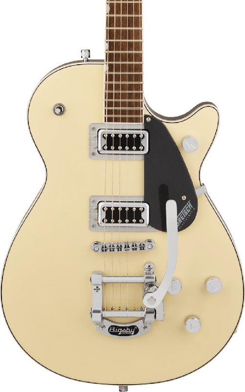 Gretsch G5230T Electromatic Jet FT Electric Guitar with Bigsby in Two-Tone Vintage White/London Grey