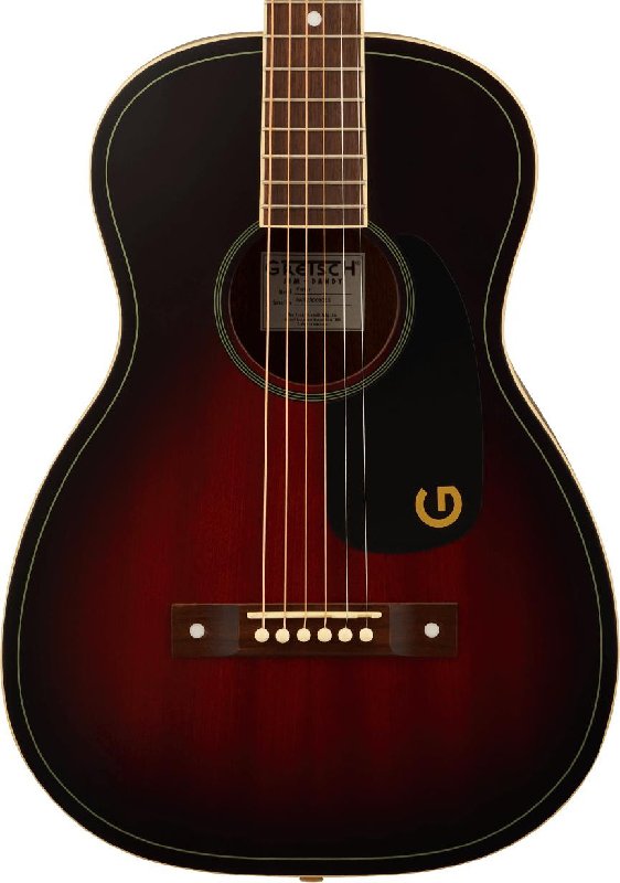 Gretsch Jim Dandy Parlour Acoustic Guitar in Deep Cherry Burst