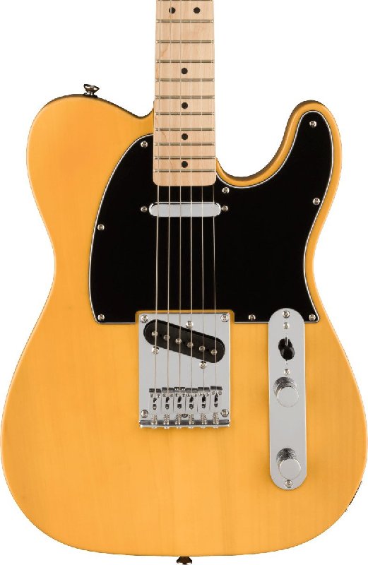 Squier Affinity Series Telecaster Electric Guitar in Butterscotch Blonde
