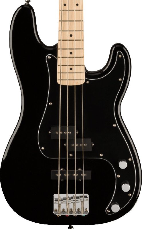 Squier Affinity Precision Bass PJ Electric Bass Guitar in Black