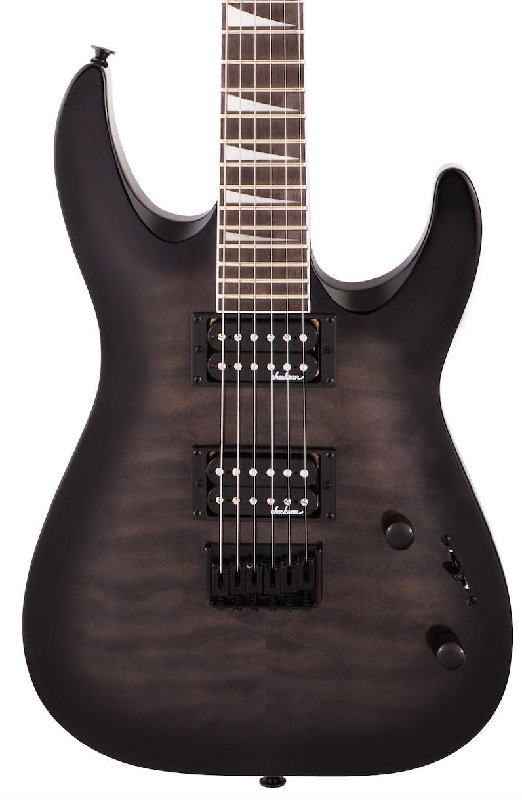 Jackson JS Series Dinky Arch Top JS32Q DKA HT Electric Guitar in Trans Black Burst