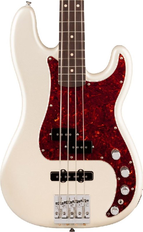 Fender Player II Modified Active Precision Bass, Olympic Pearl with Rosewood Fingerboard