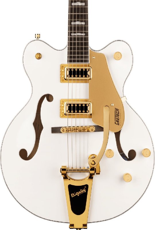 Gretsch G5422TG Electromatic Classic Hollow Body Double-Cut Guitar with Bigsby in Snowcrest White