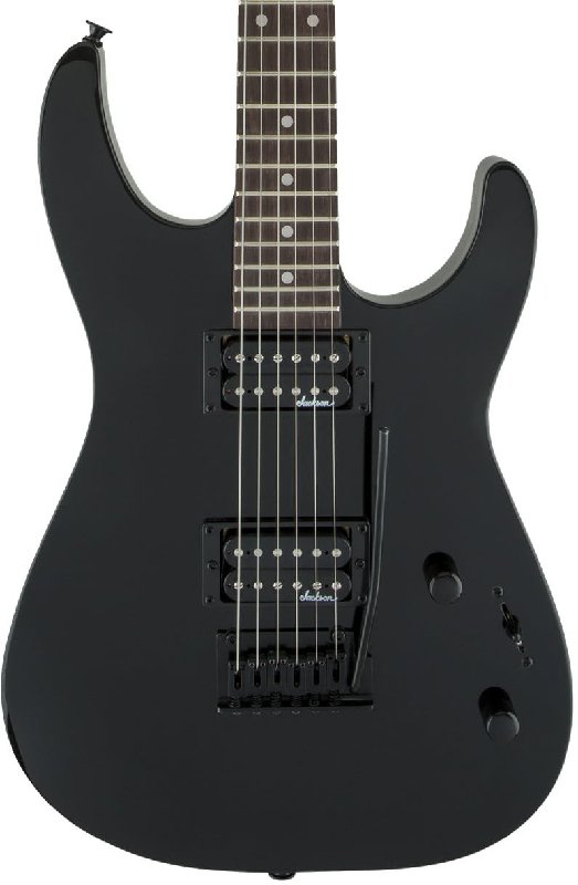 Jackson JS11 Dinky Electric Guitar in Gloss Black with Amaranth Fretboard