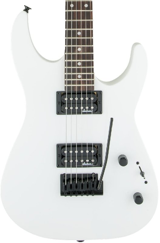 Jackson JS11 Dinky Electric Guitar in White with Amaranth Fretboard