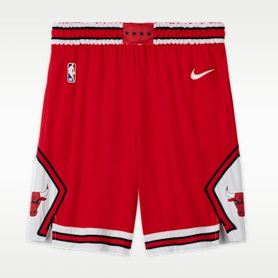 Nike Chicago Bulls Icon Edition NBA Swingman Shorts - University Red/White/White - Size S