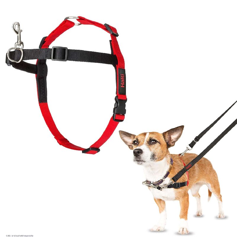 Halti Front Control Harness Black/Red Small 36-64cm