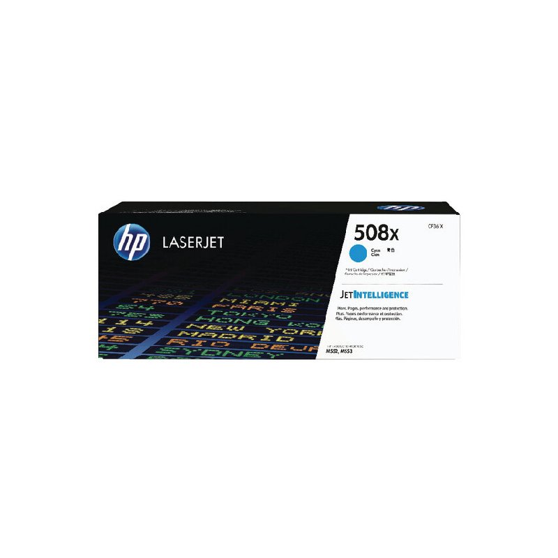 HP 508X High Yield Cyan Original LaserJet Toner Cartridge (CF361X)