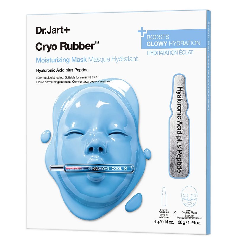 Dr.Jart+ Cryo Rubber Moisturising Hydrogel Face Mask with Hyaluronic Acid (2 Pack)
