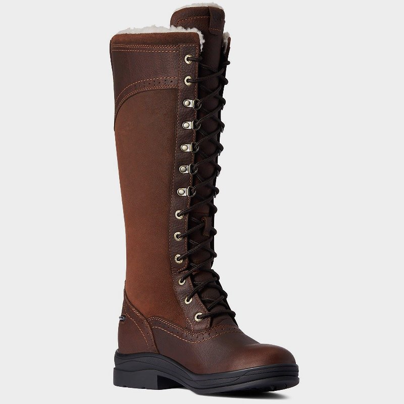 Ariat Womens Wythburn Tall H2O Boots Dark Brown