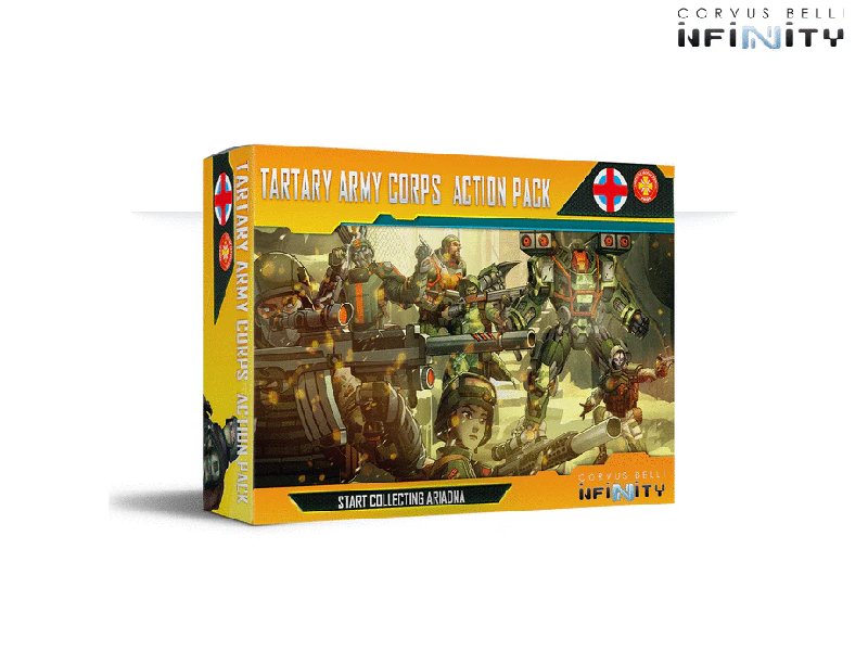 Infinity The Game Tartary Army Corps Action Pack - Ariadna Miniatures Set