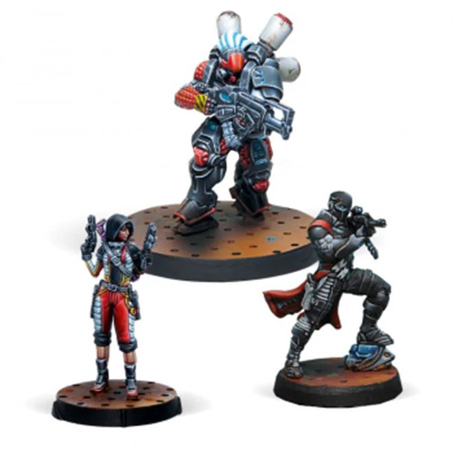 Infinity CodeOne Nomads Booster Pack Alpha Miniatures Set