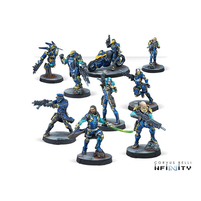 Infinity The Game O-12 Starmada Action Pack Sectorial Miniatures Box Set