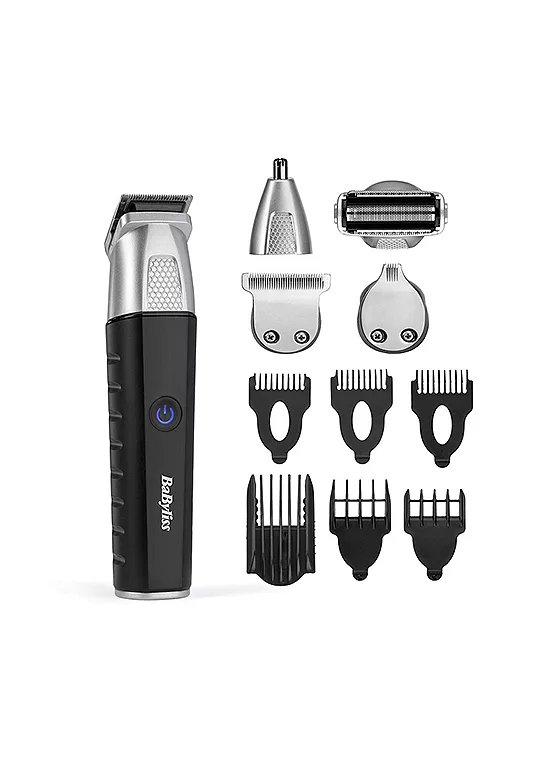 BaByliss Lithium Power 11-in-1 Multi-Trimmer with 5 Magnetic Heads and 6 Comb Guides