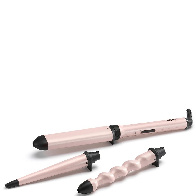 BaByliss Curl and Wave Trio Hair Curler with 3 Interchangeable Barrels, Model 2750U