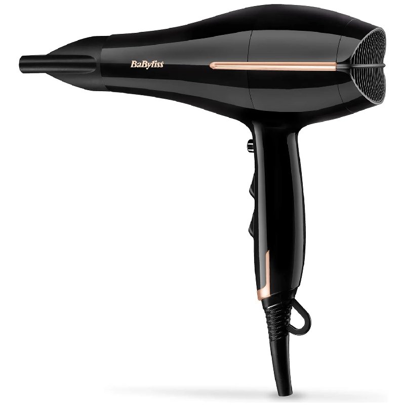 BaByliss Salon Pro 2200 Hair Dryer, 2200W, Gloss Black