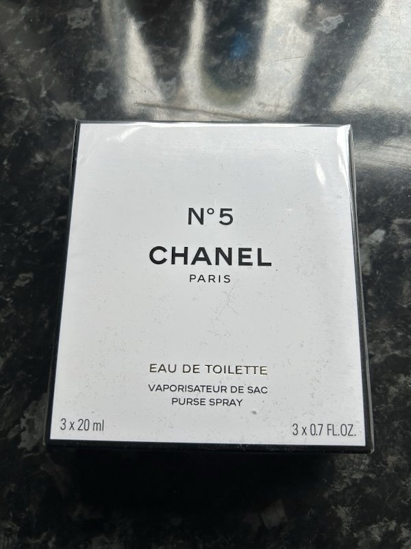 Chanel N°5 Eau de Toilette Refillable Purse Spray Set 3 x 20ml