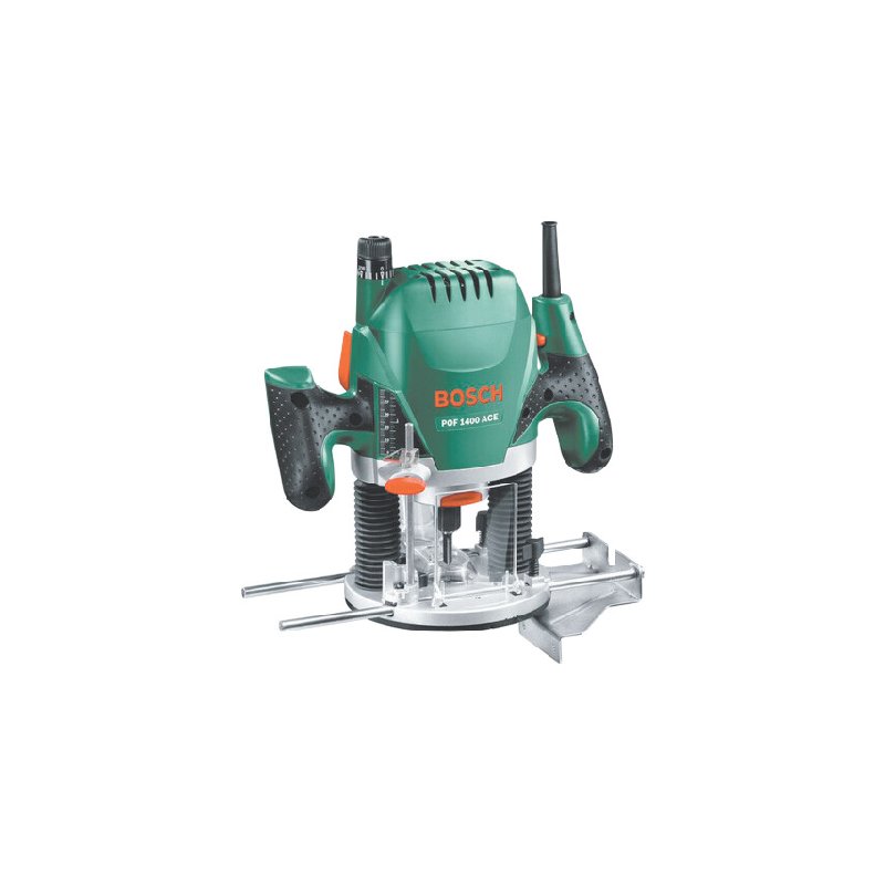 Bosch POF1400 ACE 1400W Corded Plunge Router with 6mm and 8mm Collets