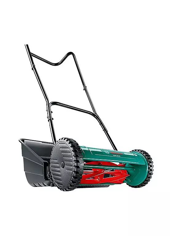Bosch AHM 38G 38cm Hand Push Cylinder Lawnmower with 25L Grass Box