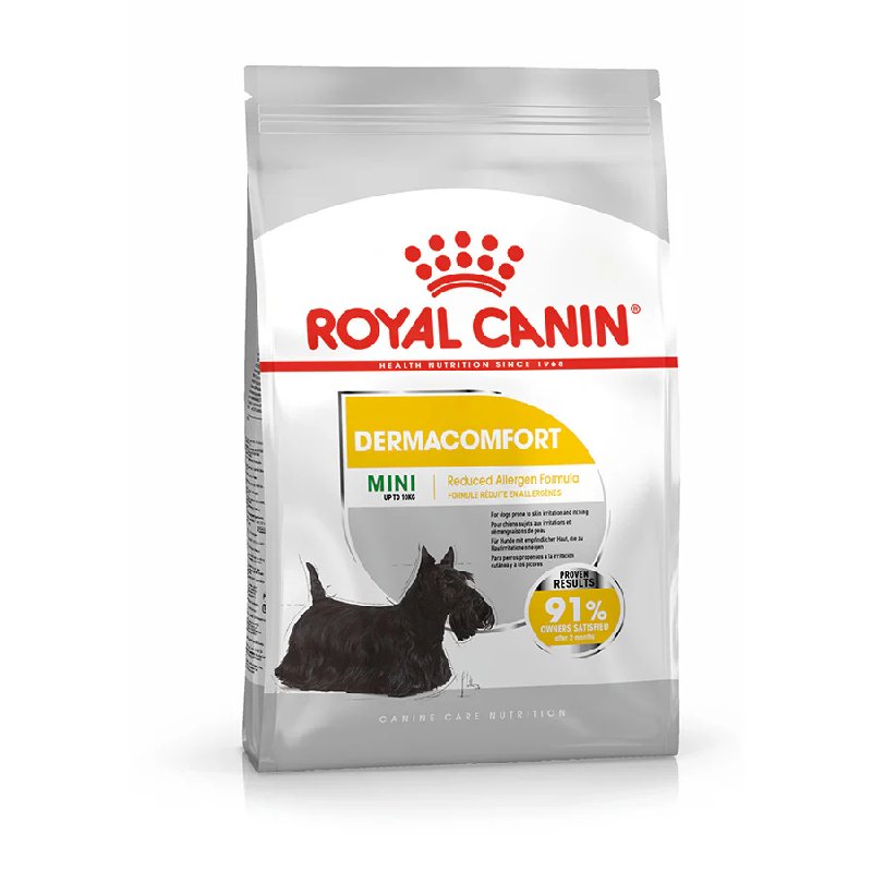 Royal Canin Mini Dermacomfort Dry Dog Food for Small Breeds 3kg