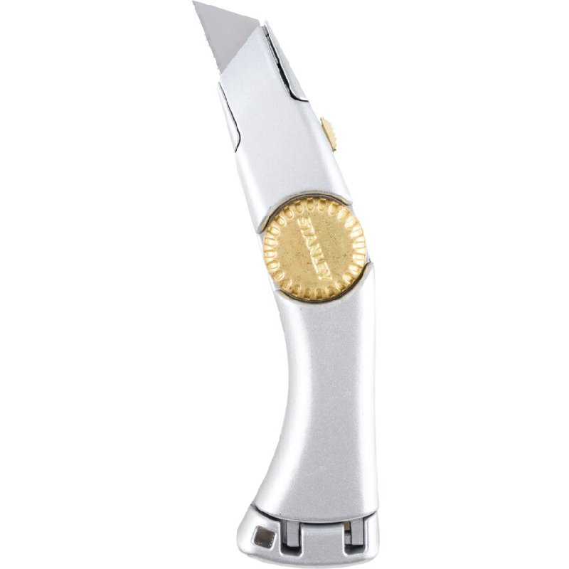 Stanley Titan Retractable Blade Knife 185mm with 3 Carbon Steel Blades
