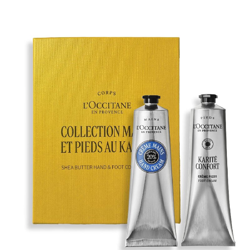 L'Occitane Shea Hand & Foot Collection with 150ml Hand Cream and 150ml Foot Cream