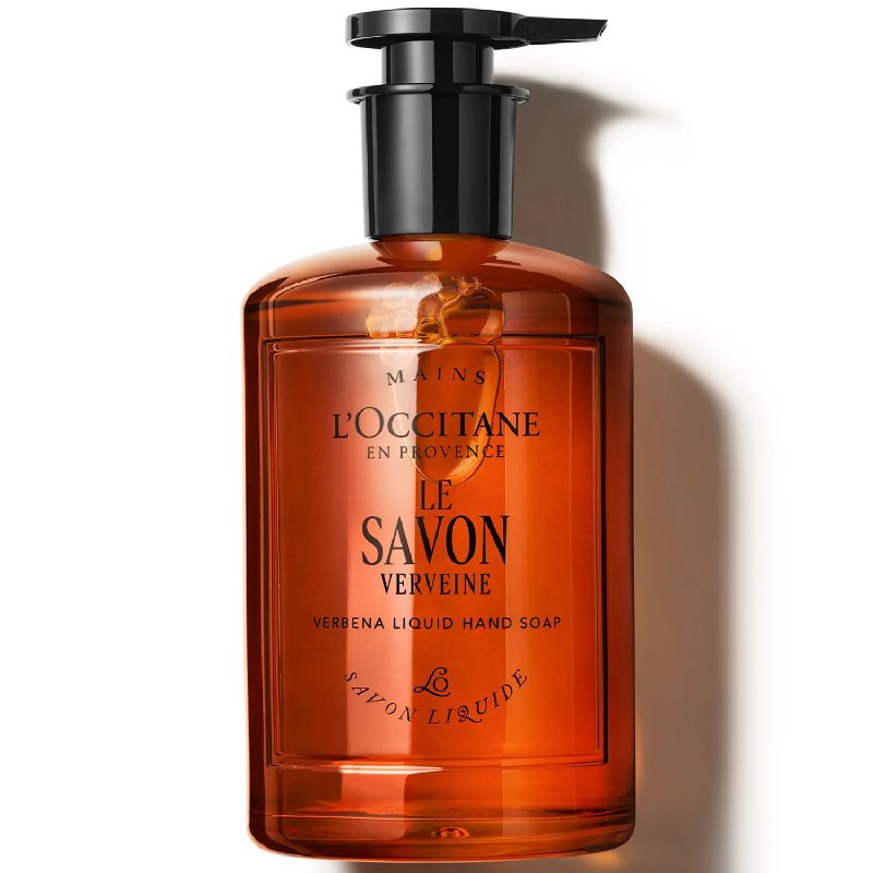 L'Occitane Verbena Liquid Hand Soap 350ml in Glass Bottle