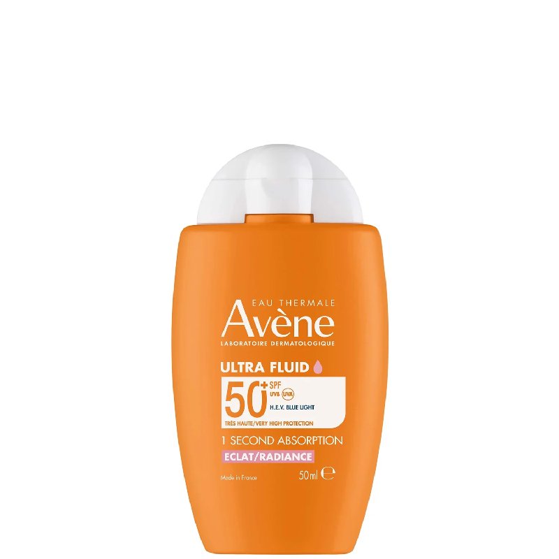 Avène Ultra Fluid Radiance SPF50+ Sunscreen for All Skin Types 50ml